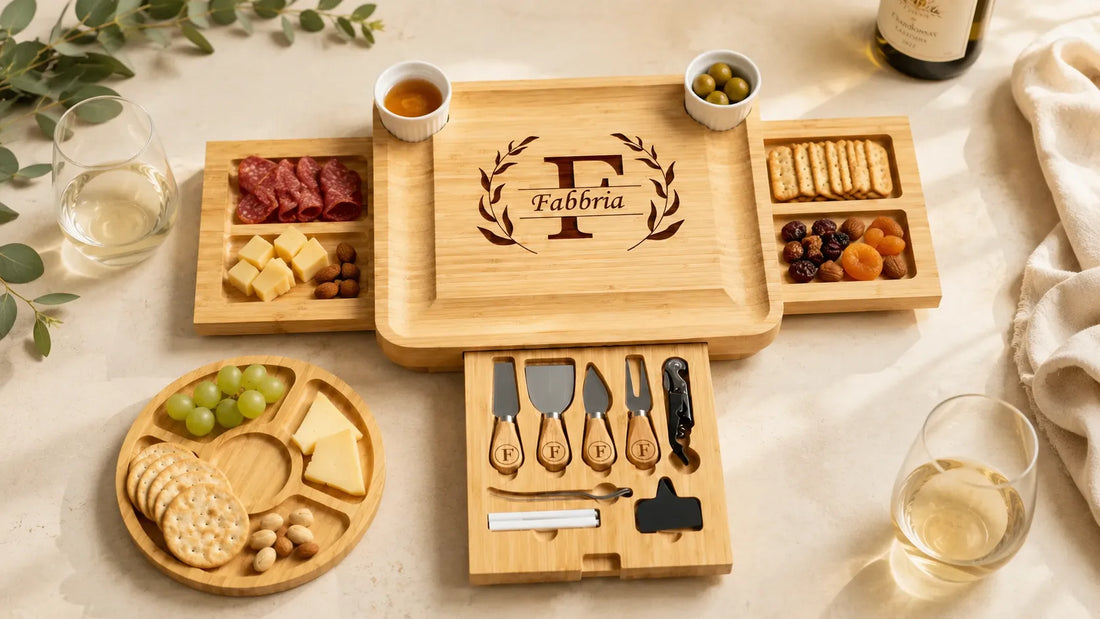 Monogrammed Charcuterie Board Ideas for Weddings, Hosts & New Homes