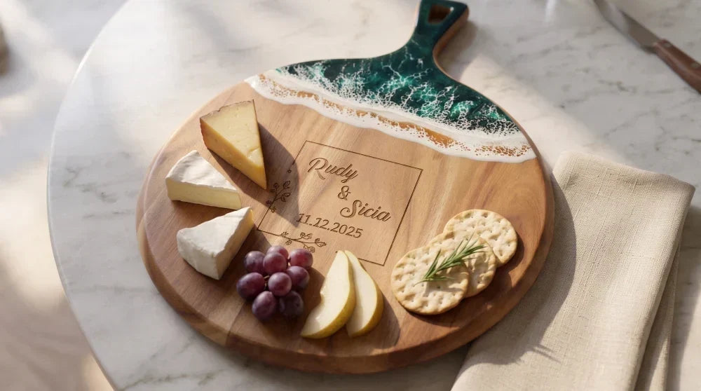 How to Care for a Resin and Wood Charcuterie Board