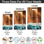 Ocean Resin Charcuterie Board - Personalized Rectangle Serving Tray