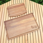 Personalized Acacia Cutting Board with Juice Groove - 2 Sizes Available