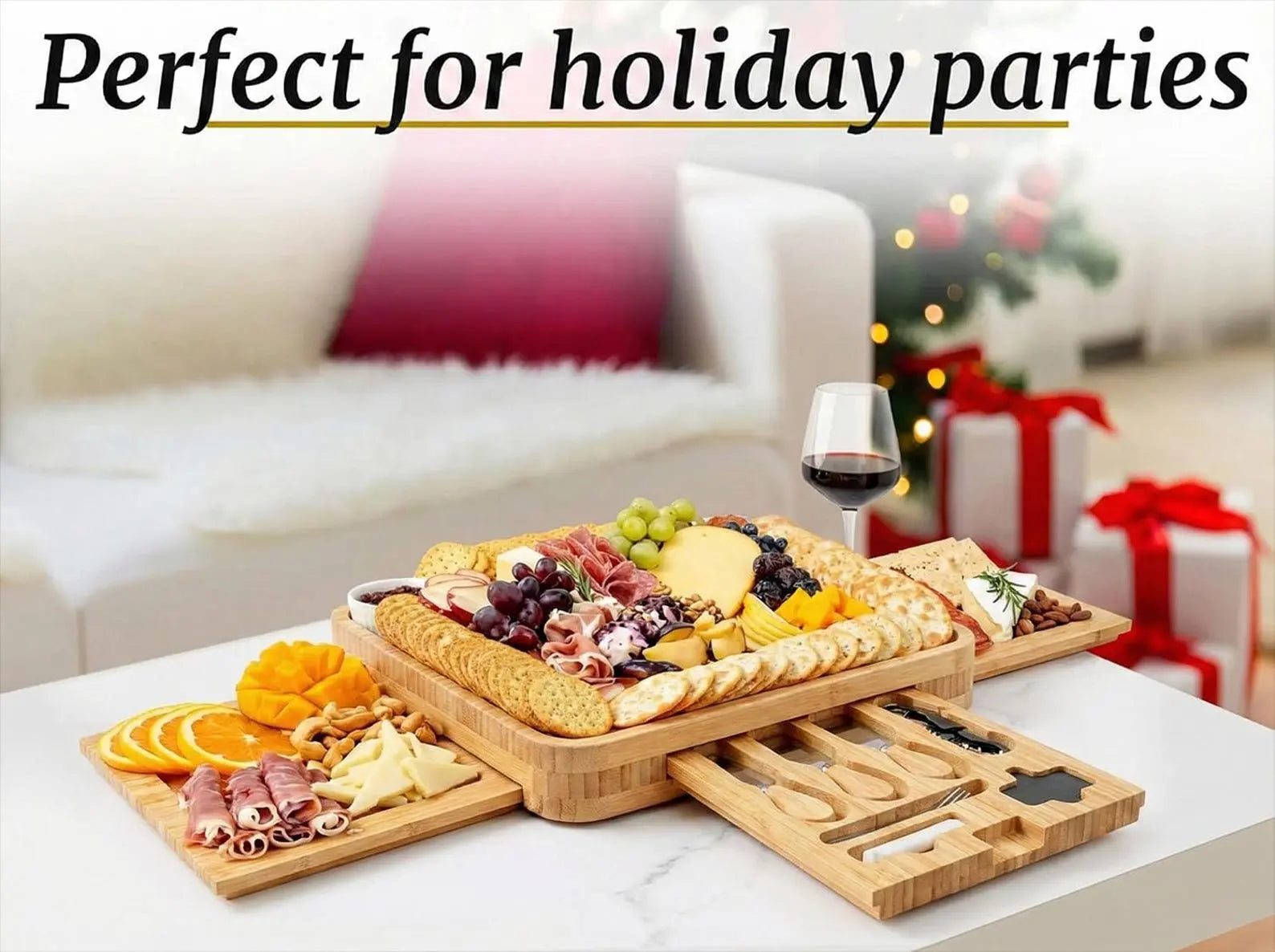 Personalized Family Charcuterie Board Gift Set