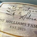 Personalized Milestone Anniversary Cutting Board