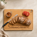 Custom 100% Bamboo Cutting Board with Hanging Hole