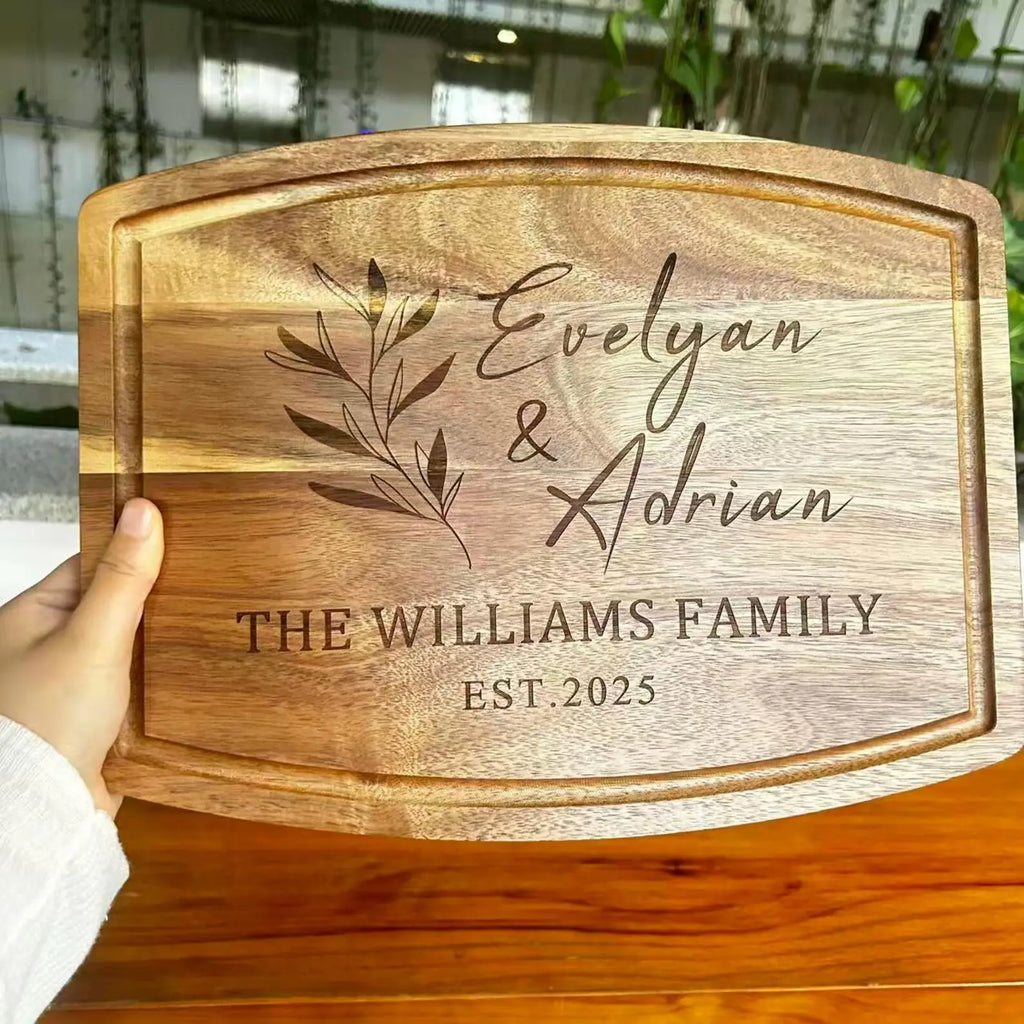 Personalized Milestone Anniversary Cutting Board