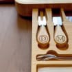 Personalized 4-Drawer Bamboo Cheese Board - Mother’s Day Kitchen Gift