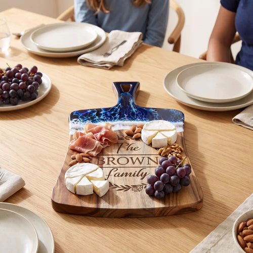 Engraved_bridal_shower_gift_resin_charcuterie_board_party_spread_lifestyle