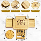 Expandable_charcuterie_board_set_size_chart_with_slide_out_drawers