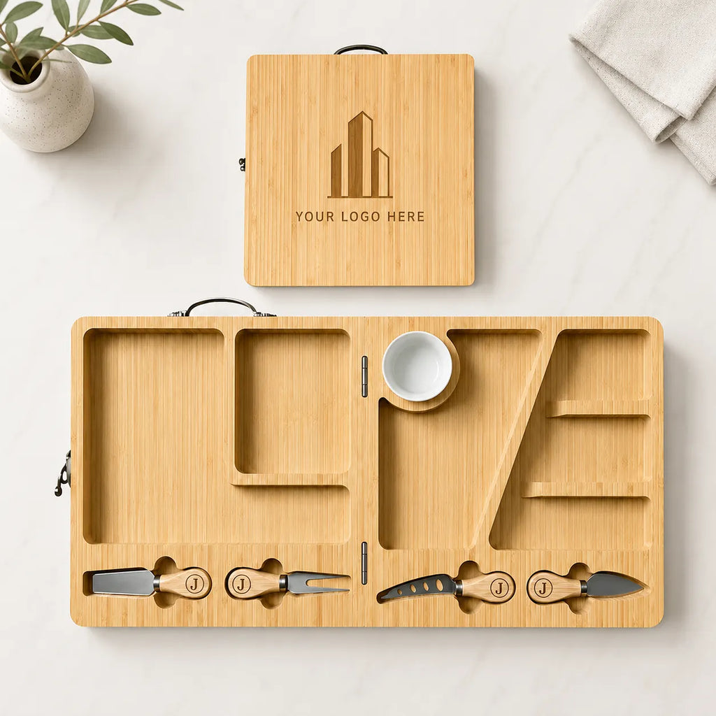 Custom Logo Folding Charcuterie Board Set