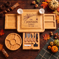 Halloween_spiderweb_expandable_board_in_autumn_setting