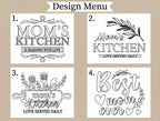 Personalized Mom’s Kitchen Cutting Board