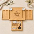 Personalized Family Charcuterie Board Gift Set