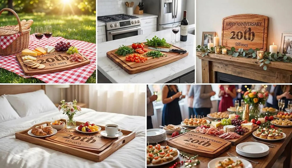 Personalized Milestone Anniversary Cutting Board