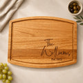 Personalized Acacia Cutting Board with Juice Groove - 2 Sizes Available