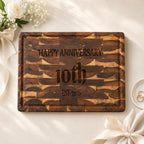 Personalized Anniversary Cutting Board