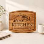 Personalized Mom’s Kitchen Cheese Board