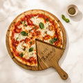 Personalized Wood Pizza Serving Board