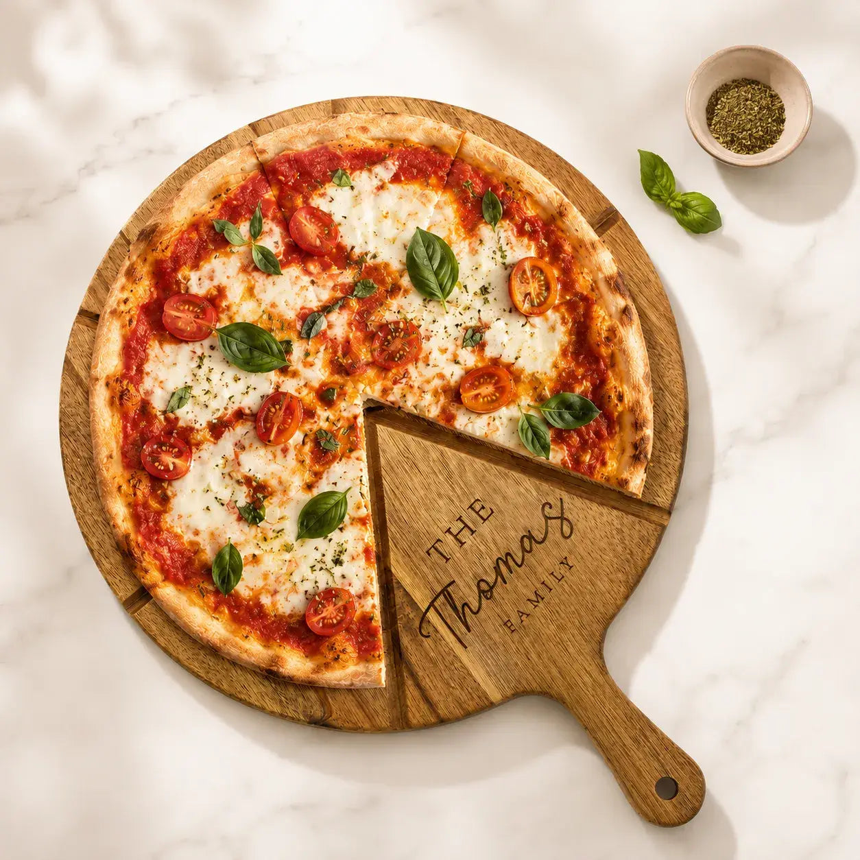 Personalized Wood Pizza Serving Board