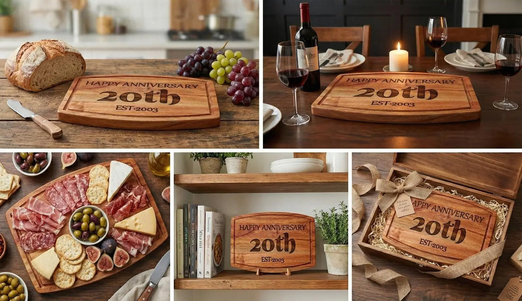 Personalized Milestone Anniversary Cutting Board