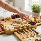 Personalized Family Charcuterie Board Gift Set