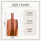 Size_and_weight_chart_for_wooden_paddle_cutting_board