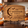 Custom Spooky Family Charcuterie Board