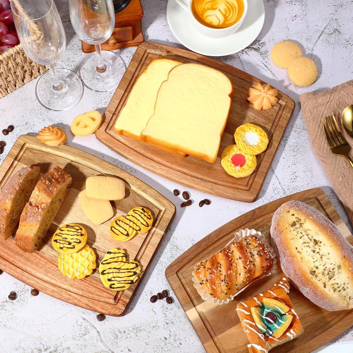 Personalized Acacia Cutting Board with Juice Groove - 2 Sizes Available