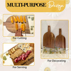 Personalized Dried Flower Resin Charcuterie Board