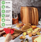 Personalized Acacia Cutting Board with Juice Groove - 2 Sizes Available
