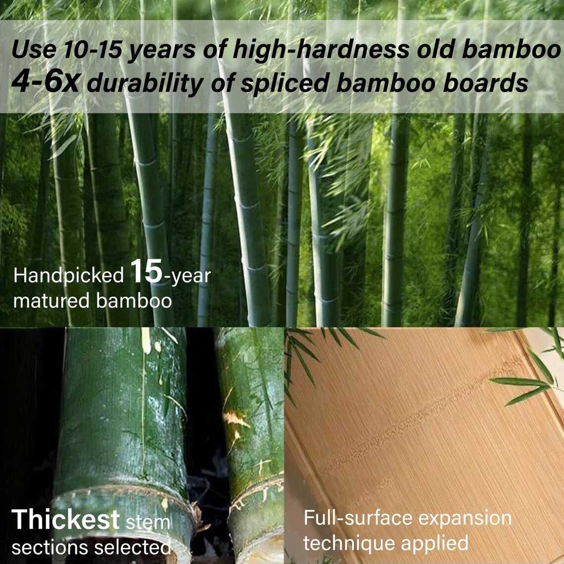 Custom 100% Bamboo Cutting Board with Hanging Hole