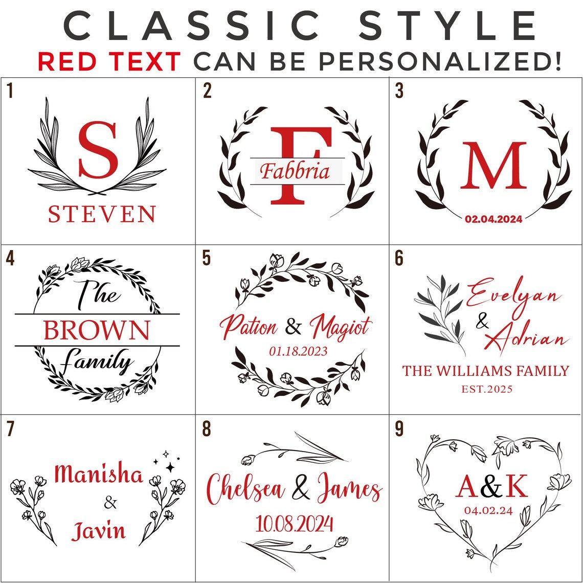 Personalized Acacia Cutting Board with Juice Groove - 2 Sizes Available