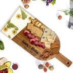 Personalized Dried Flower Resin Charcuterie Board