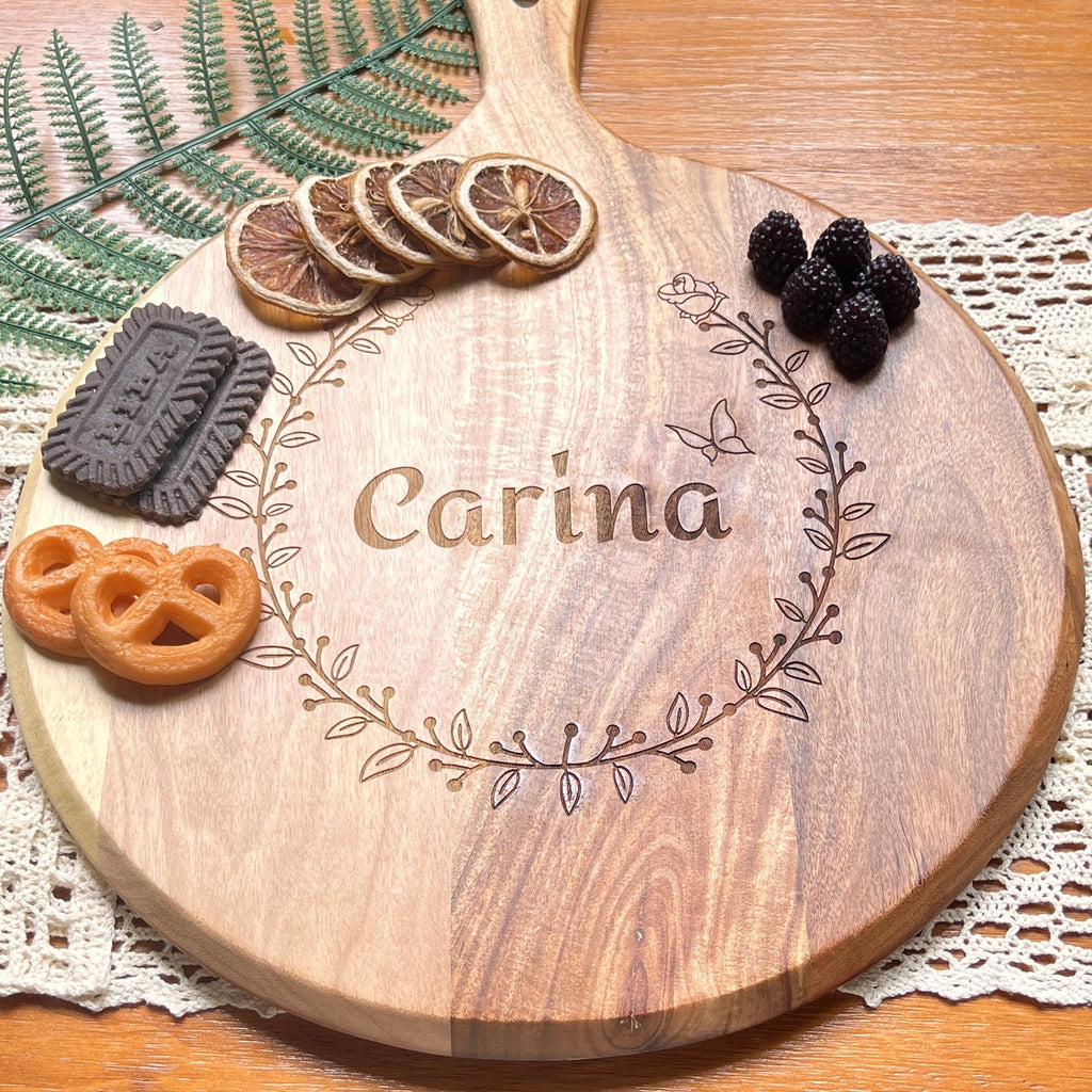 Personalized Family Pizza Serving Board