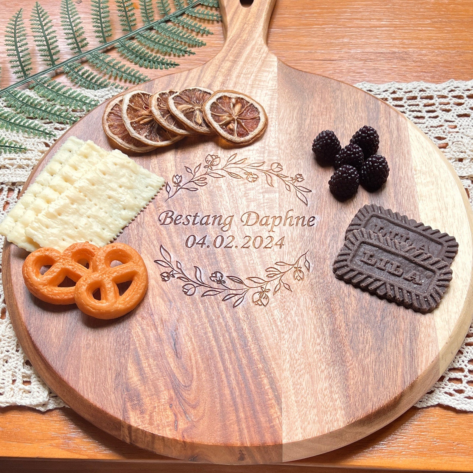 Personalized Family Pizza Serving Board