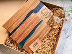 Personalized Resin River Charcuterie Board