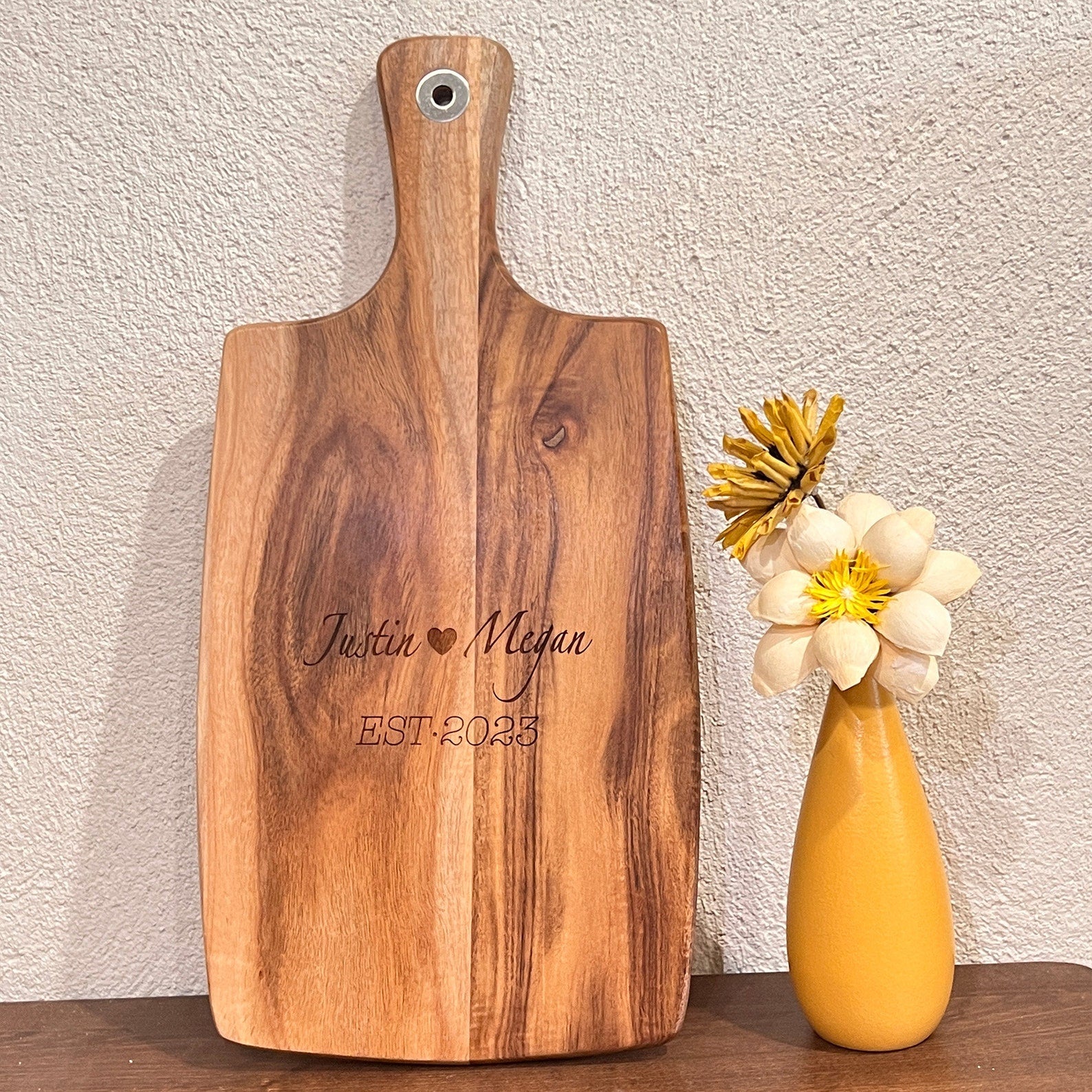 Personalized Charcuterie Board for Engagement Party Gift