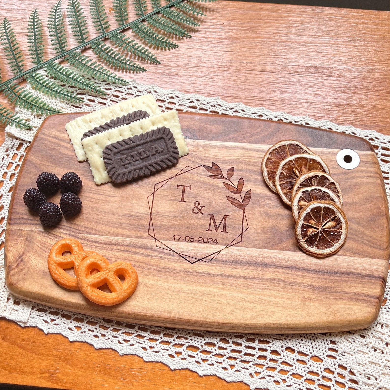 Personalized Charcuterie Board for Wedding Gift