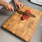 Personalized Teak Wood Family Cutting Board