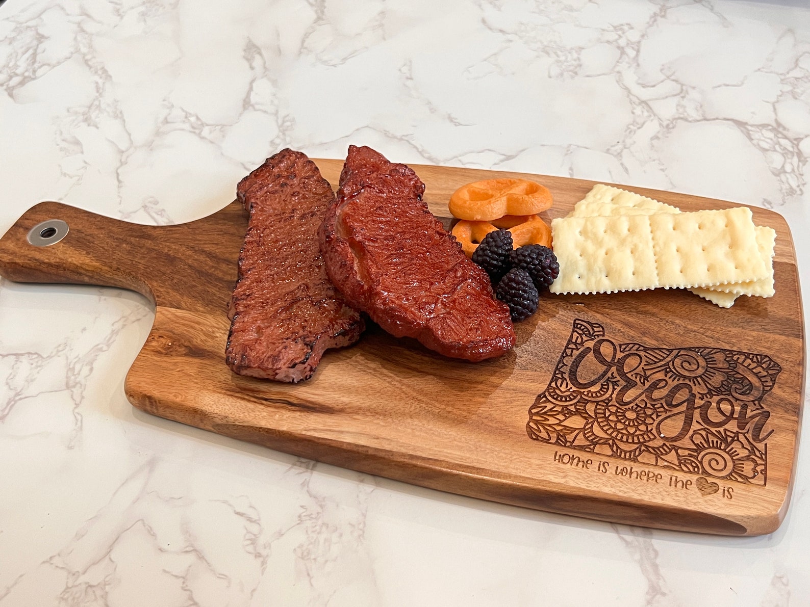Personalized Home State Charcuterie Board