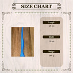 Personalized Resin River Charcuterie Board