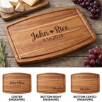 Personalized Acacia Wood Charcuterie Board
