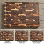 Custom Butcher Block and Engraved Serving Board