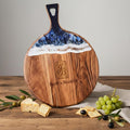 Personalized Ocean Wave Resin Charcuterie Board