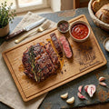 Personalized Acacia Wood Cutting Board and Steak Serving Platter