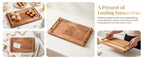 Personalized  Gold Serving Tray with Handles