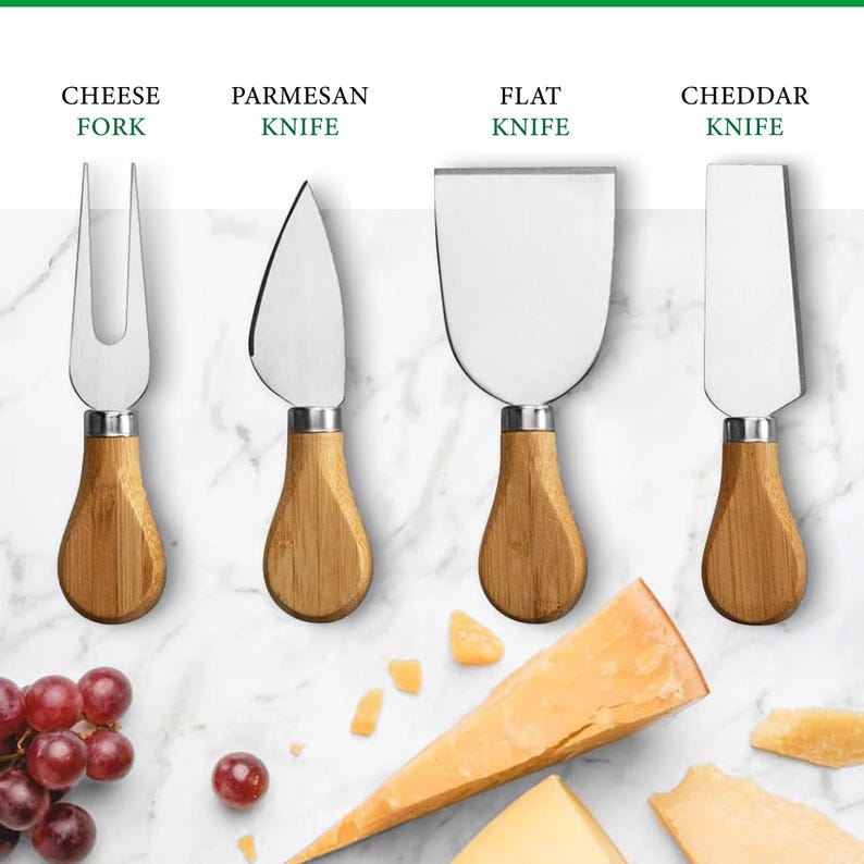 Custom Bamboo Charcuterie Board with Magnetic Knife Storage