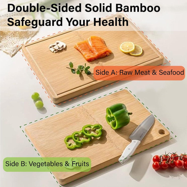 Personalized Bamboo Cutting Board with Conversion Chart | Gift for Mom