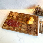 Personalized Acacia Wood Cutting Board - Reversible Housewarming Gift